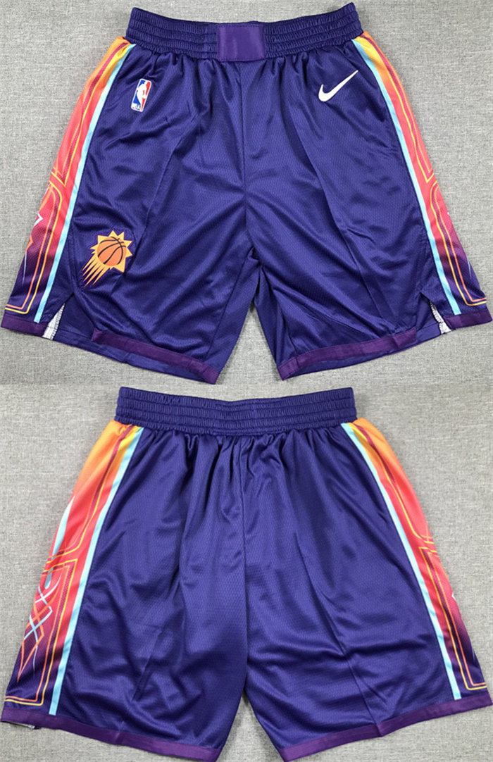 Men's Phoenix Suns Purple City Edition Shorts (Run Small) Men's Phoenix Suns Purple City Edition Shorts (Run Small)