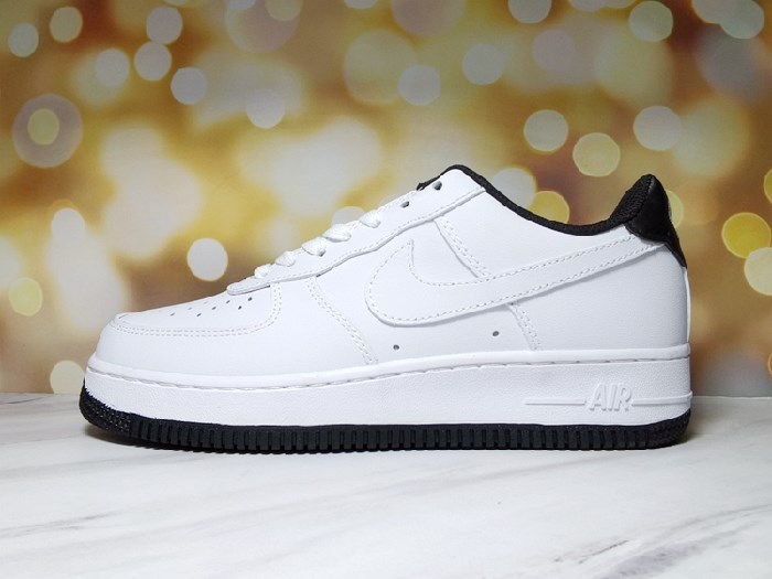 Men's Air Force 1 Low White/Black Shoes 0156 Men's Air Force 1 Low White/Black Shoes 0156