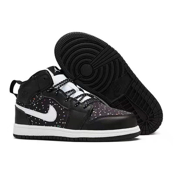 Youth Running Weapon Air Jordan 1 Black Shoes 10016 Youth Running Weapon Air Jordan 1 Black Shoes 10016