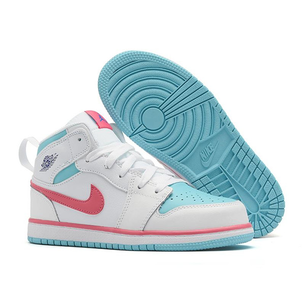 Youth Running Weapon Air Jordan 1 White Shoes 10019 Youth Running Weapon Air Jordan 1 White Shoes 10019