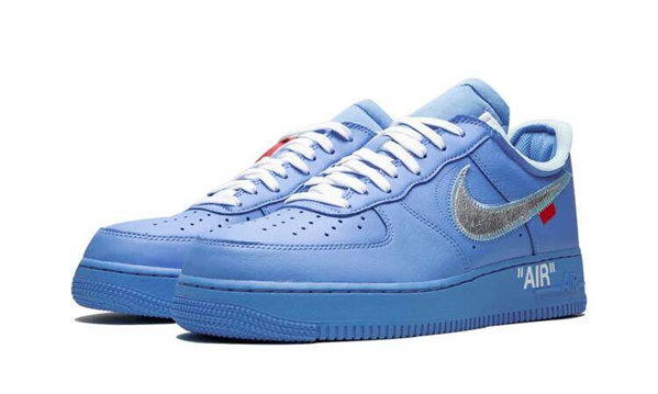 Men's Air Force 1 Blue Low Shoes 0366