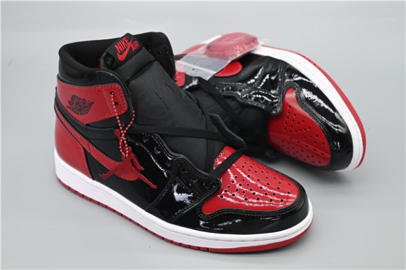 Women's Running Weapon Air Jordan 1 BlackRed Shoes 097 Women's Running Weapon Air Jordan 1 BlackRed Shoes 097