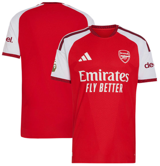 Men's Arsenal F.C Blank 2026/27 Red Home Soccer Jersey Men's Arsenal F.C Blank 2026/27 Red Home Soccer Jersey