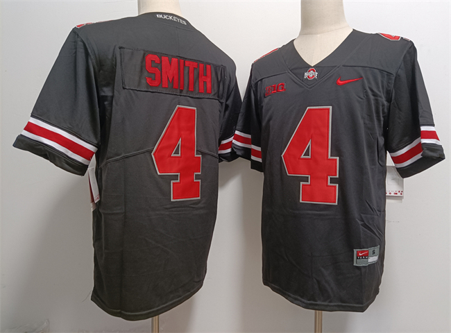 Men's Ohio State Buckeyes #4 Jeremiah Smith Black 2023 F.U.S.E. Limited Stitched Jersey Men's Ohio State Buckeyes #4 Jeremiah Smith Black 2023 F.U.S.E. Limited Stitched Jersey