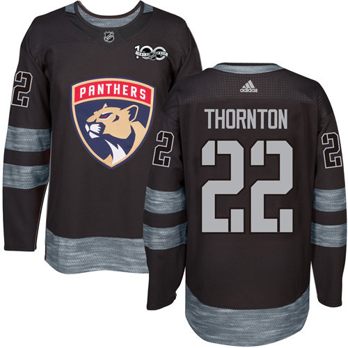 Panthers Black #22 Shawn Thornton 1917-2017 100th Anniversary Stitched NHL Jersey Panthers Black #22 Shawn Thornton 1917-2017 100th Anniversary Stitched NHL Jersey