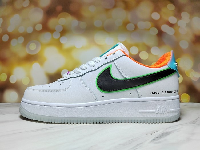Men's Air Force 1 Low White/Otange Shoes 0201 Men's Air Force 1 Low White/Otange Shoes 0201