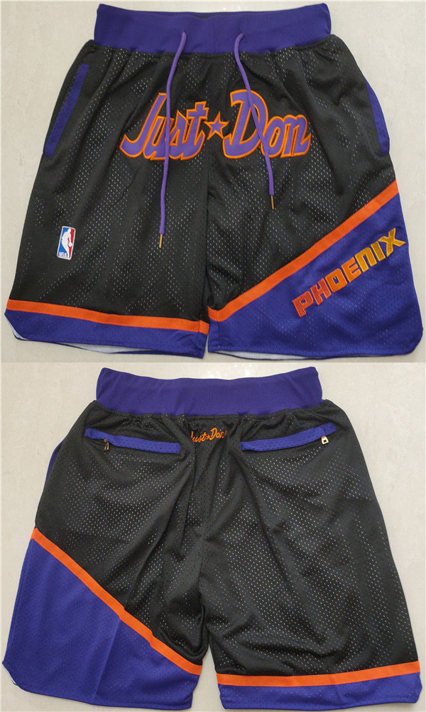 Men's Phoenix Suns Black/Orange Shorts (Run Small) Men's Phoenix Suns Black/Orange Shorts (Run Small)