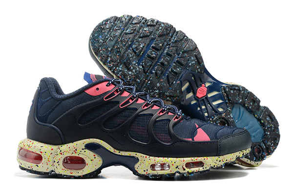 Men's Hot Sale Running Weapon Air Max TN Black/Pink Shoes 0212