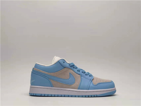 Men's Running Weapon Air Jordan 1 Low Blue/Grey Shoes 294 Men's Running Weapon Air Jordan 1 Low Blue/Grey Shoes 294