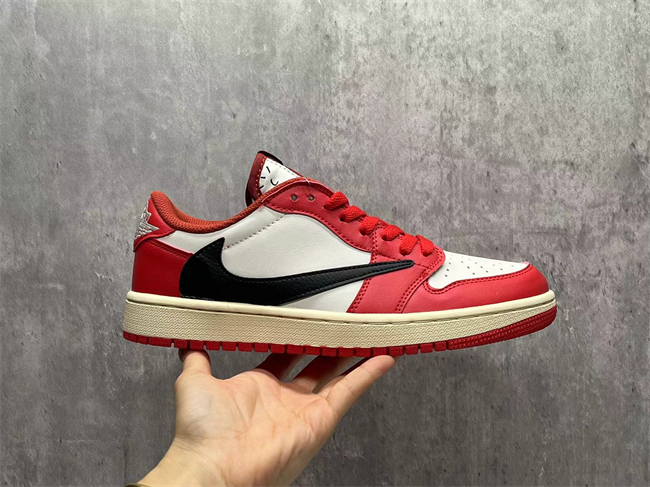 Women Running Weapon Air Jordan 1 White/Red Shoes 496 Women Running Weapon Air Jordan 1 White/Red Shoes 496