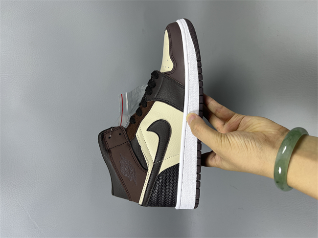 Women Running Weapon Air Jordan 1 Brown/Cream Shoes 499 Women Running Weapon Air Jordan 1 Brown/Cream Shoes 499