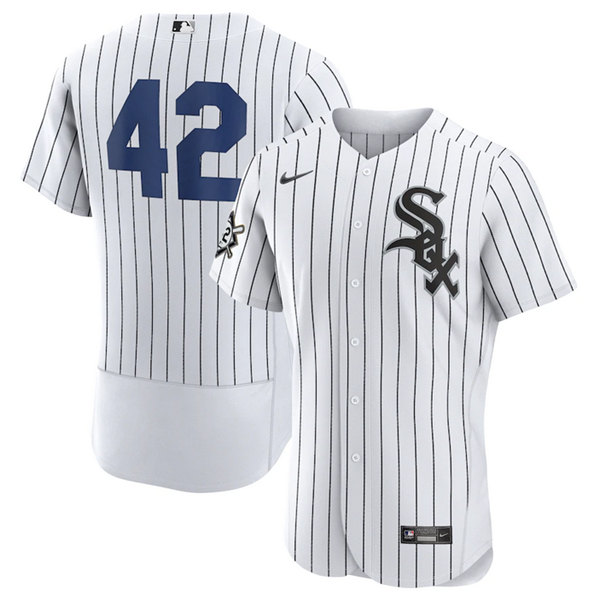 Men's Chicago White Sox #42 Jackie Robinson White Flex Base Stitched Jersey Men's Chicago White Sox #42 Jackie Robinson White Flex Base Stitched Jersey Men's Chicago White Sox #42 Jackie Robinson White Flex Base Stitched Jersey Men's Chicago White Sox #42 Jackie Robinson White Flex Base Stitched Jersey