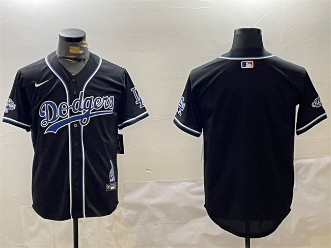 Youth Los Angeles Dodgers Blank Black 2024 World Series Champions Limited Stitched Baseball Jersey Youth Los Angeles Dodgers Blank Black 2024 World Series Champions Limited Stitched Baseball Jersey