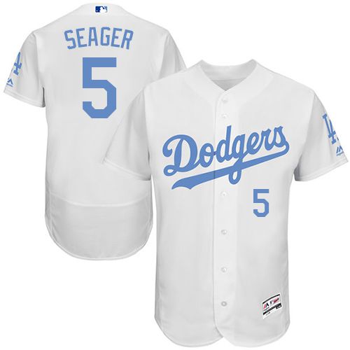Men's Los Angeles Dodgers Customized White 2016 Father's Day Flex Base Stitched Jersey Men's Los Angeles Dodgers Customized White 2016 Father's Day Flex Base Stitched Jersey