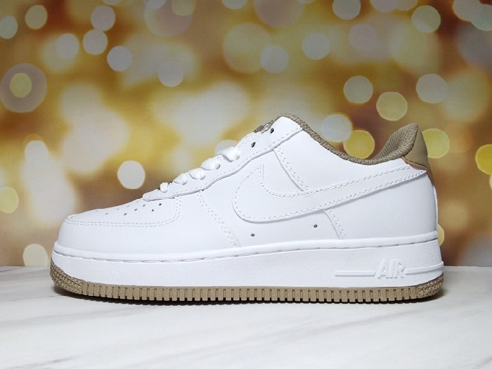 Men's Air Force 1 Low White/Brown Shoes 0182 Men's Air Force 1 Low White/Brown Shoes 0182