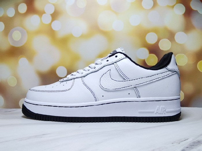 Men's Air Force 1 Low White/Black Shoes 0183 Men's Air Force 1 Low White/Black Shoes 0183