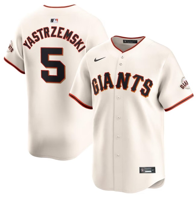 Women's San Francisco Giants #5 Mike Yastrzemski Cream 2024 Limited Stitched Baseball Jersey(Run Small) Women's San Francisco Giants #5 Mike Yastrzemski Cream 2024 Limited Stitched Baseball Jersey(Run Small)