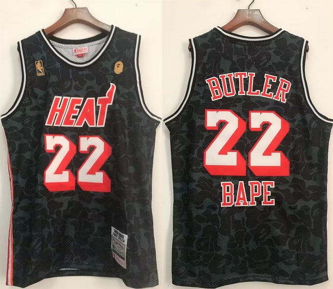Men's Miami Heat #22 Jimmy Butler Black Stitched Jersey Men's Miami Heat #22 Jimmy Butler Black Stitched Jersey
