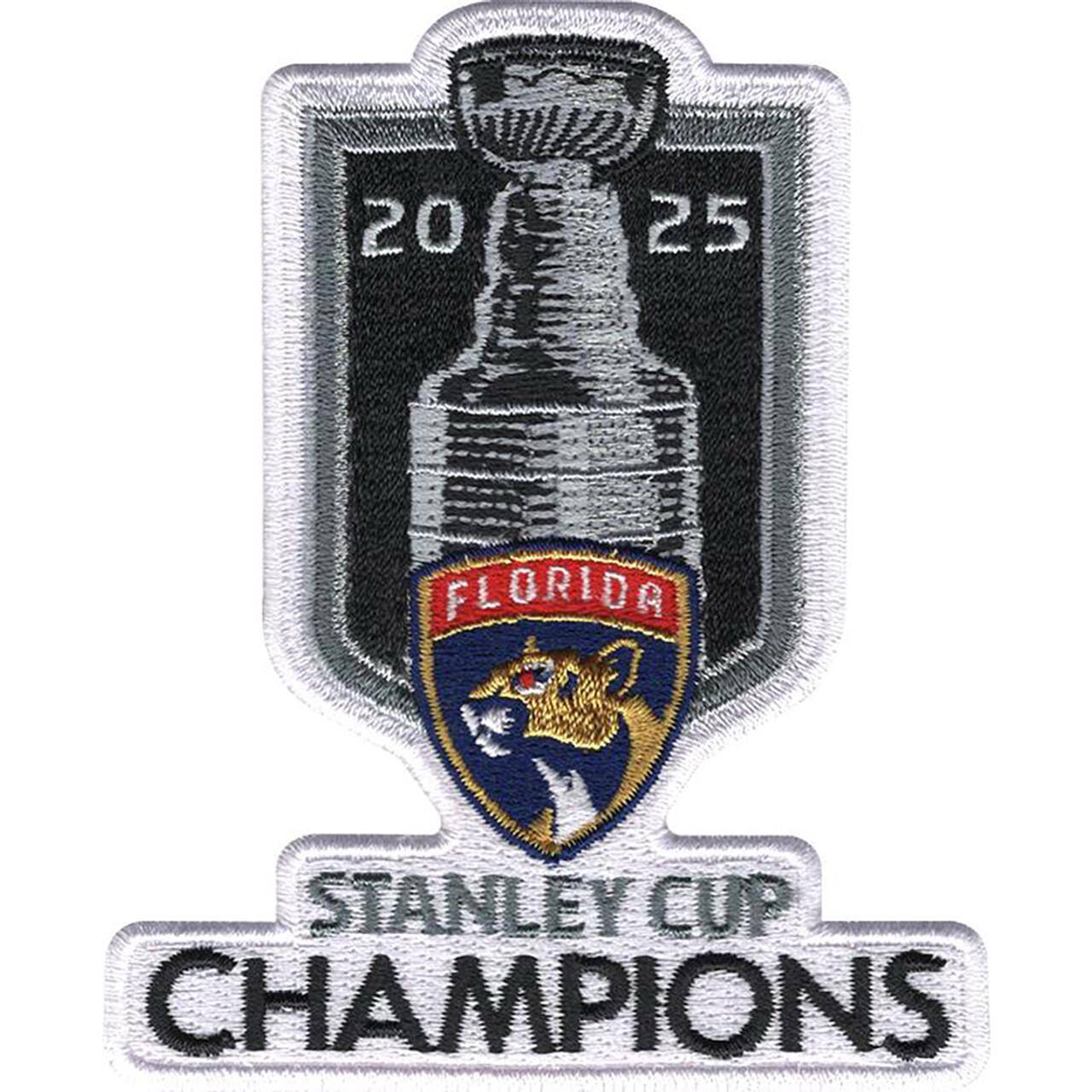 Florida Panthers 2025 Stanley Cup Champions Stitched Patch