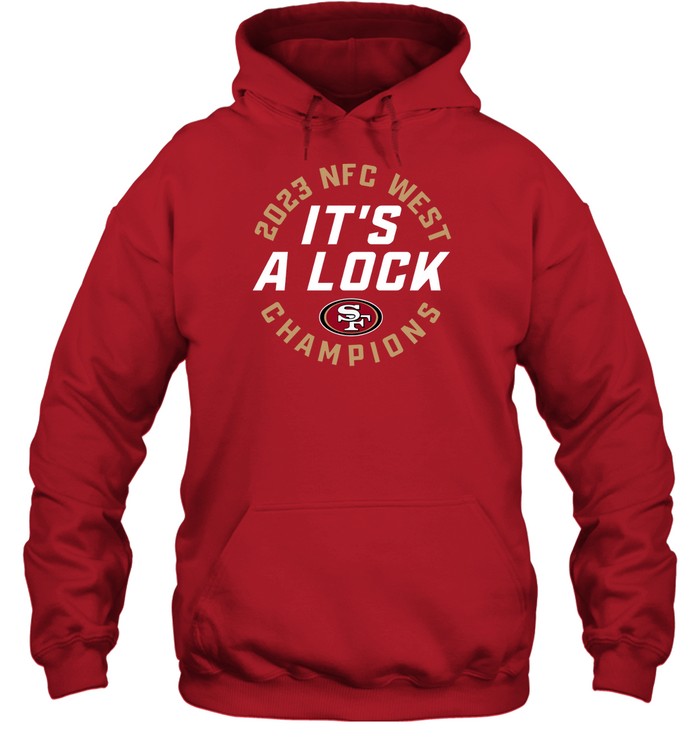 Men's San Francisco 49ers 2023 NFC West Division Champions Hoodie Men's San Francisco 49ers 2023 NFC West Division Champions Hoodie