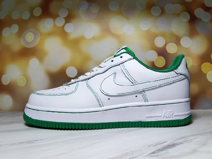 Men's Air Force 1 Low White/Green Shoes 0169 Men's Air Force 1 Low White/Green Shoes 0169