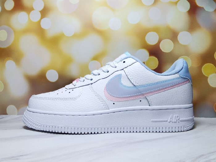 Men's Air Force 1 Low White/Blue Shoes 0168 Men's Air Force 1 Low White/Blue Shoes 0168