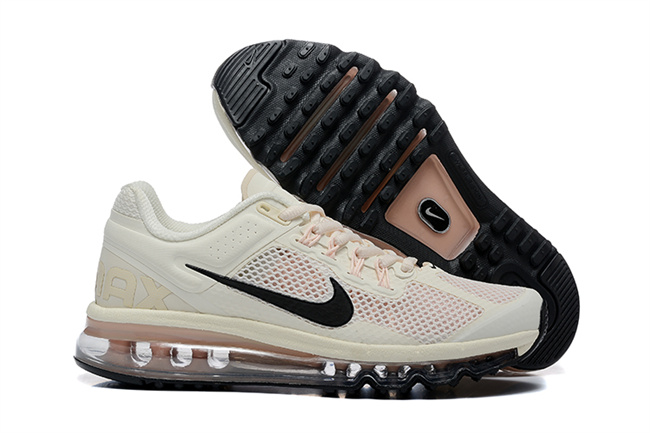 Men's Hot sale Running weapon Air Max 2013 Cream Shoes 004