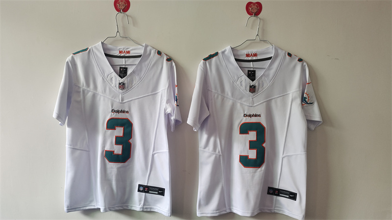 Women's Miami Dolphins #3 Odell Beckham Jr. White F.U.S.E Vapor Untouchable Stitched Jersey(Run Small) Women's Miami Dolphins #3 Odell Beckham Jr. White F.U.S.E Vapor Untouchable Stitched Jersey(Run Small)