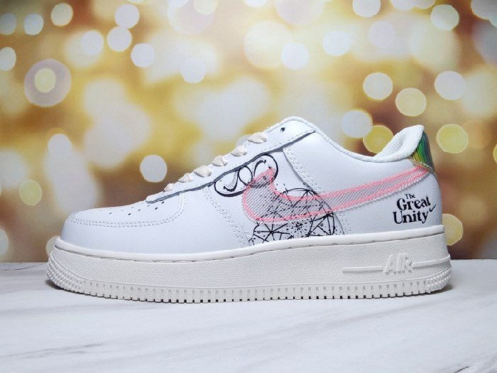Men's Air Force 1 Low White/Cream Shoes 0174 Men's Air Force 1 Low White/Cream Shoes 0174