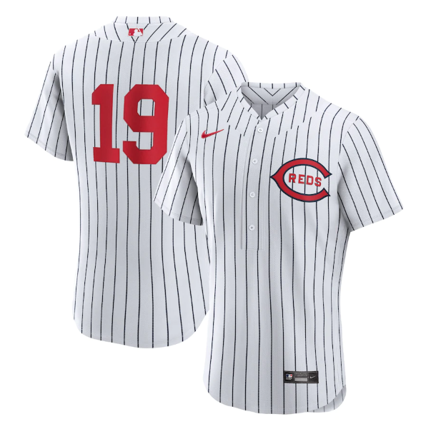Men's Cincinnati Reds #19 Joey Votto 2022 White Field Of Dreams Stitched Baseball Jersey Men's Cincinnati Reds #19 Joey Votto 2022 White Field Of Dreams Stitched Baseball Jersey