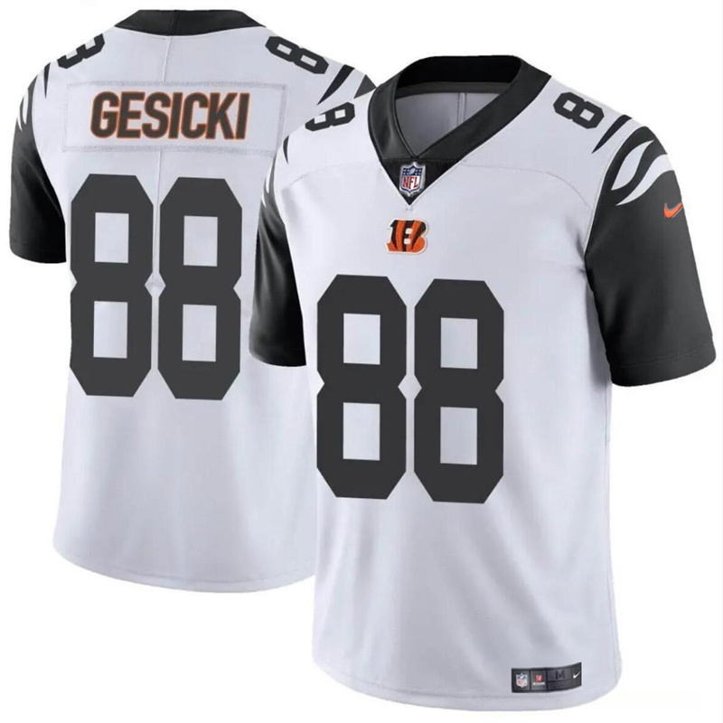 Youth Cincinnati Bengals #88 Mike Gesicki White Vapor Untouchable Limited Stitched Jersey Youth Cincinnati Bengals #88 Mike Gesicki White Vapor Untouchable Limited Stitched Jersey
