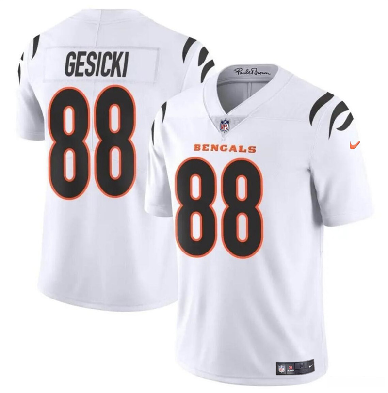 Youth Cincinnati Bengals #88 Mike Gesicki White Vapor Untouchable Limited Stitched Jersey Youth Cincinnati Bengals #88 Mike Gesicki White Vapor Untouchable Limited Stitched Jersey