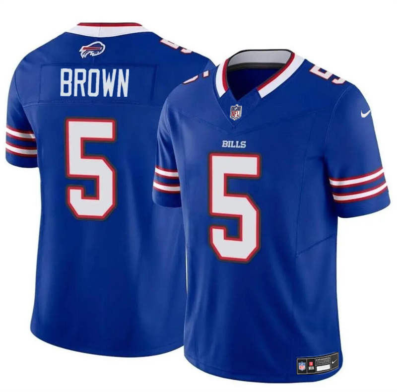 Youth Buffalo Bills #5 Anthony Brown Blue 2024 F.U.S.E. Vapor Untouchable Limited Stitched Football Jersey Youth Buffalo Bills #5 Anthony Brown Blue 2024 F.U.S.E. Vapor Untouchable Limited Stitched Football Jersey