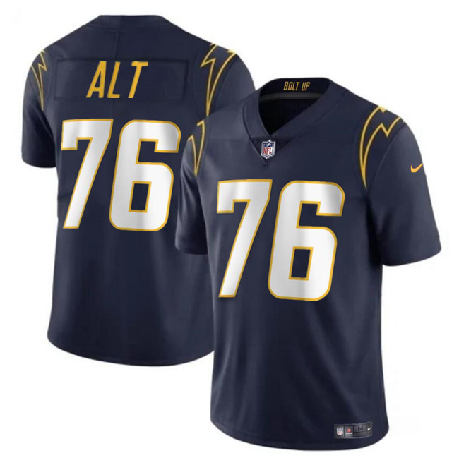 Youth Los Angeles Chargers #76 Joe Alt Navy 2024 Draft Vapor Limited Stitched Football Jersey Youth Los Angeles Chargers #76 Joe Alt Navy 2024 Draft Vapor Limited Stitched Football Jersey