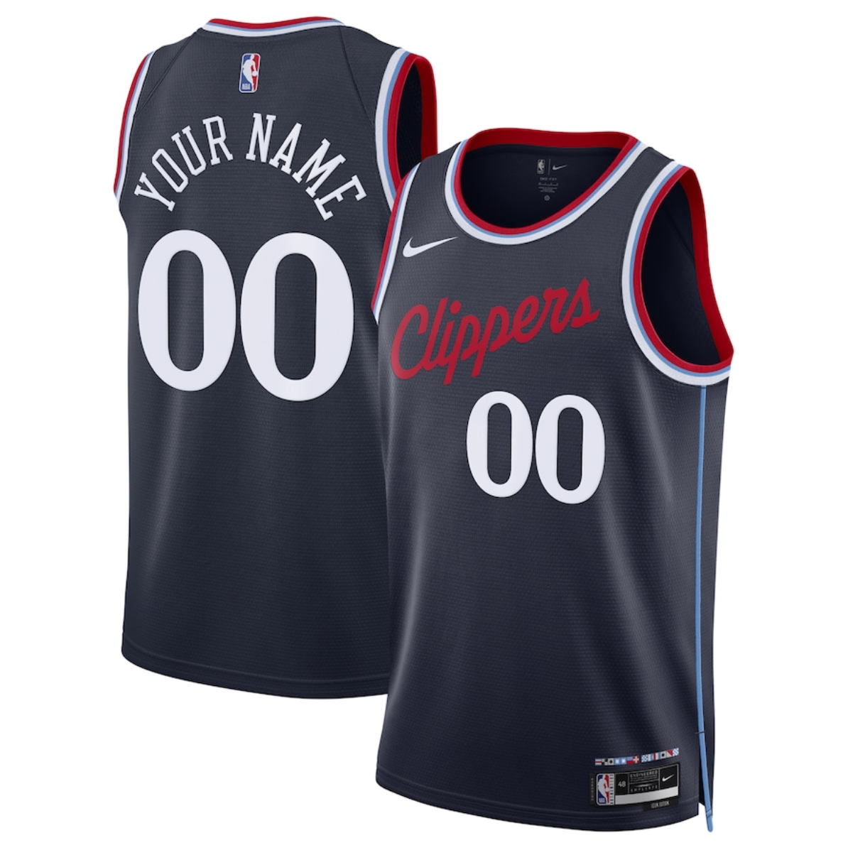 Men's Los Angeles Clippers Active Player Custom Navy 2024/25 Icon Edition Stitched Jersey Men's Los Angeles Clippers Active Player Custom Navy 2024/25 Icon Edition Stitched Jersey