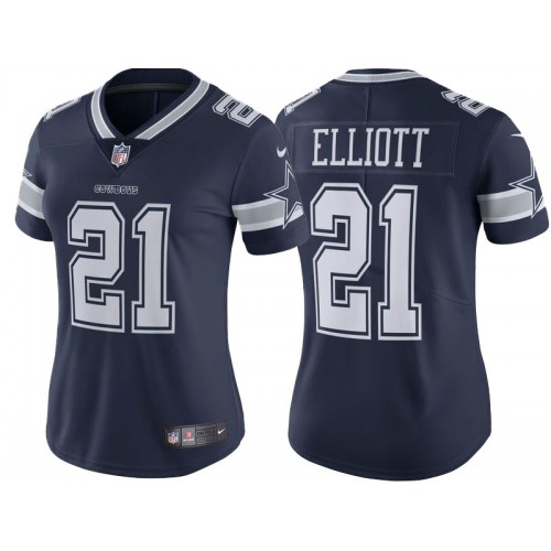 Women's Dallas Cowboys #21 Ezekiel Elliott Navy Vapor Untouchable Limited Stitched Jersey(Run Small) Women's Dallas Cowboys #21 Ezekiel Elliott Navy Vapor Untouchable Limited Stitched Jersey(Run Small)
