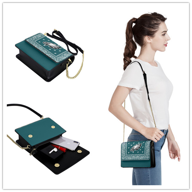 Philadelphia Eagles PU Leather Crossbody Bags 001