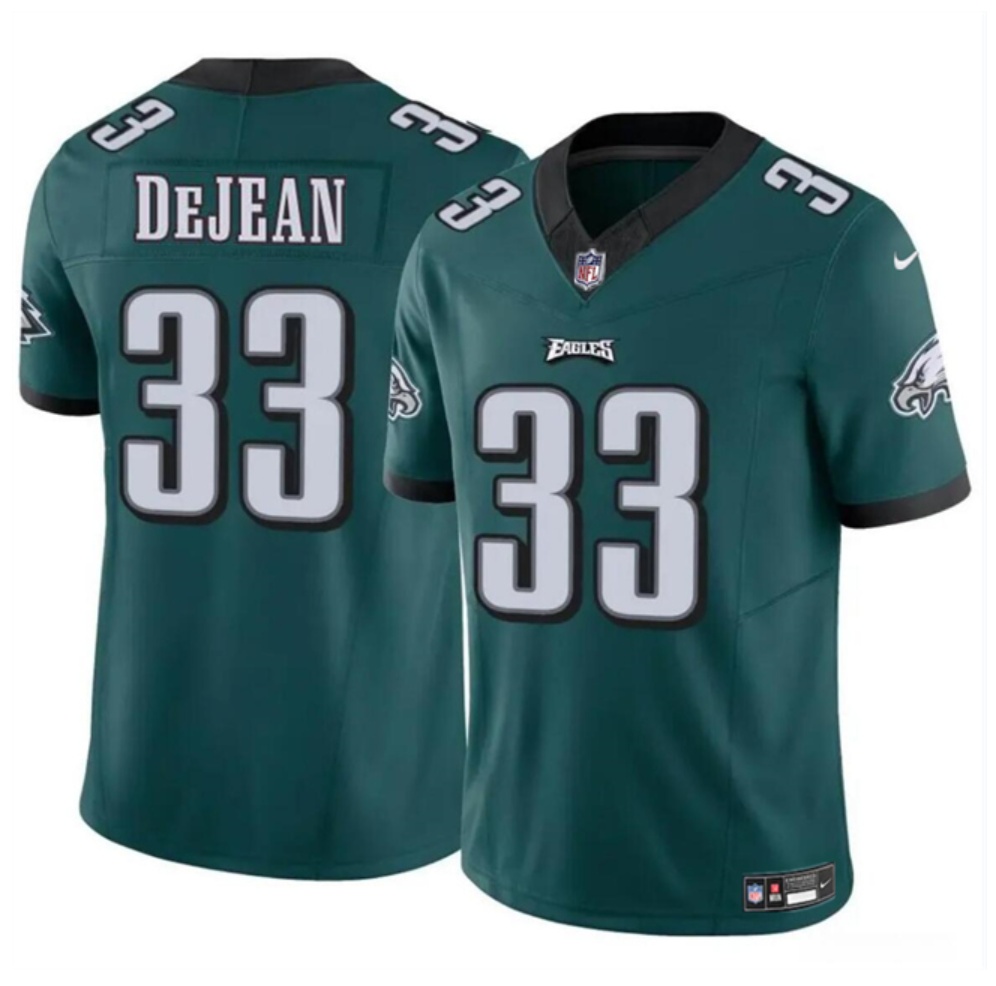 Youth Philadelphia Eagles #33 Cooper DeJean Green 2024 Draft F.U.S.E Vapor Untouchable Limited Stitched Football Jersey