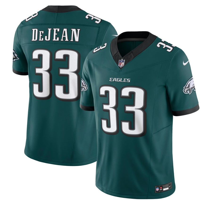 Youth Philadelphia Eagles #33 Cooper DeJean Green New F.U.S.E Vapor Untouchable Limited Stitched Football Jersey