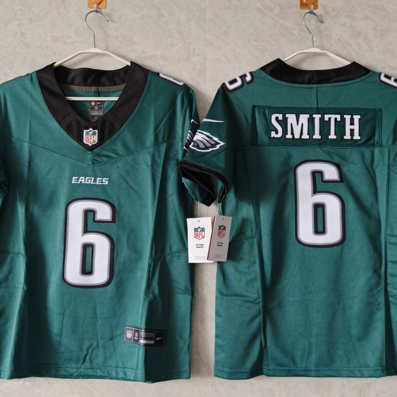 Youth Philadelphia Eagles #6 DeVonta Smith Green 2025 F.U.S.E Vapor Untouchable Limited Stitched Football Jersey