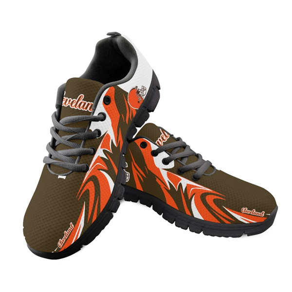 Men's Cleveland Browns AQ Running Shoes 005 Men's Cleveland Browns AQ Running Shoes 005
