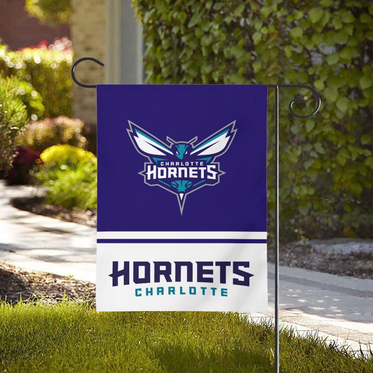 Charlotte Hornets Double-Sided Garden Flag 001 (Pls check description for details) Charlotte Hornets Double-Sided Garden Flag 001 (Pls check description for details)