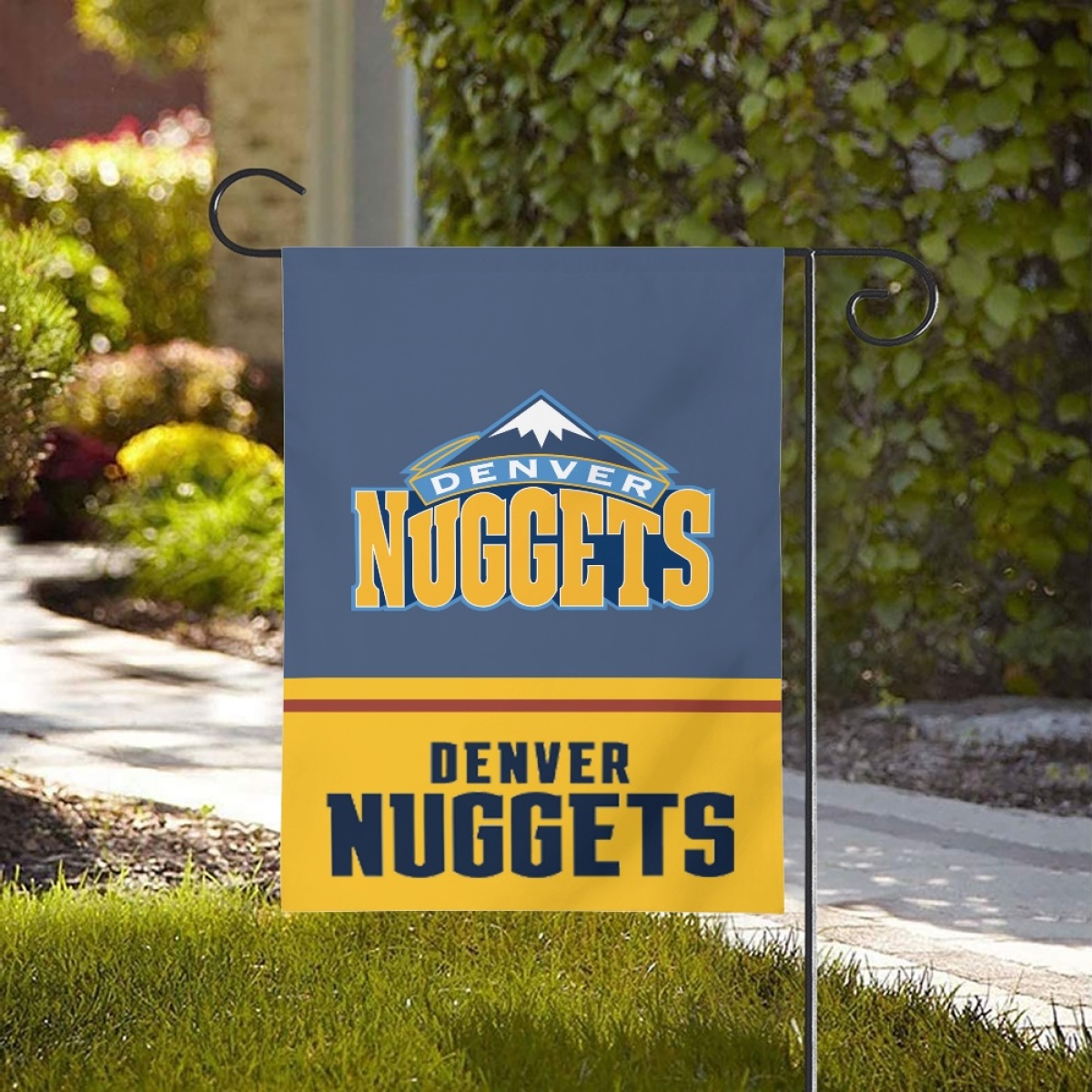 Denver Nuggets Double-Sided Garden Flag 001 (Pls check description for details) Denver Nuggets Double-Sided Garden Flag 001 (Pls check description for details)