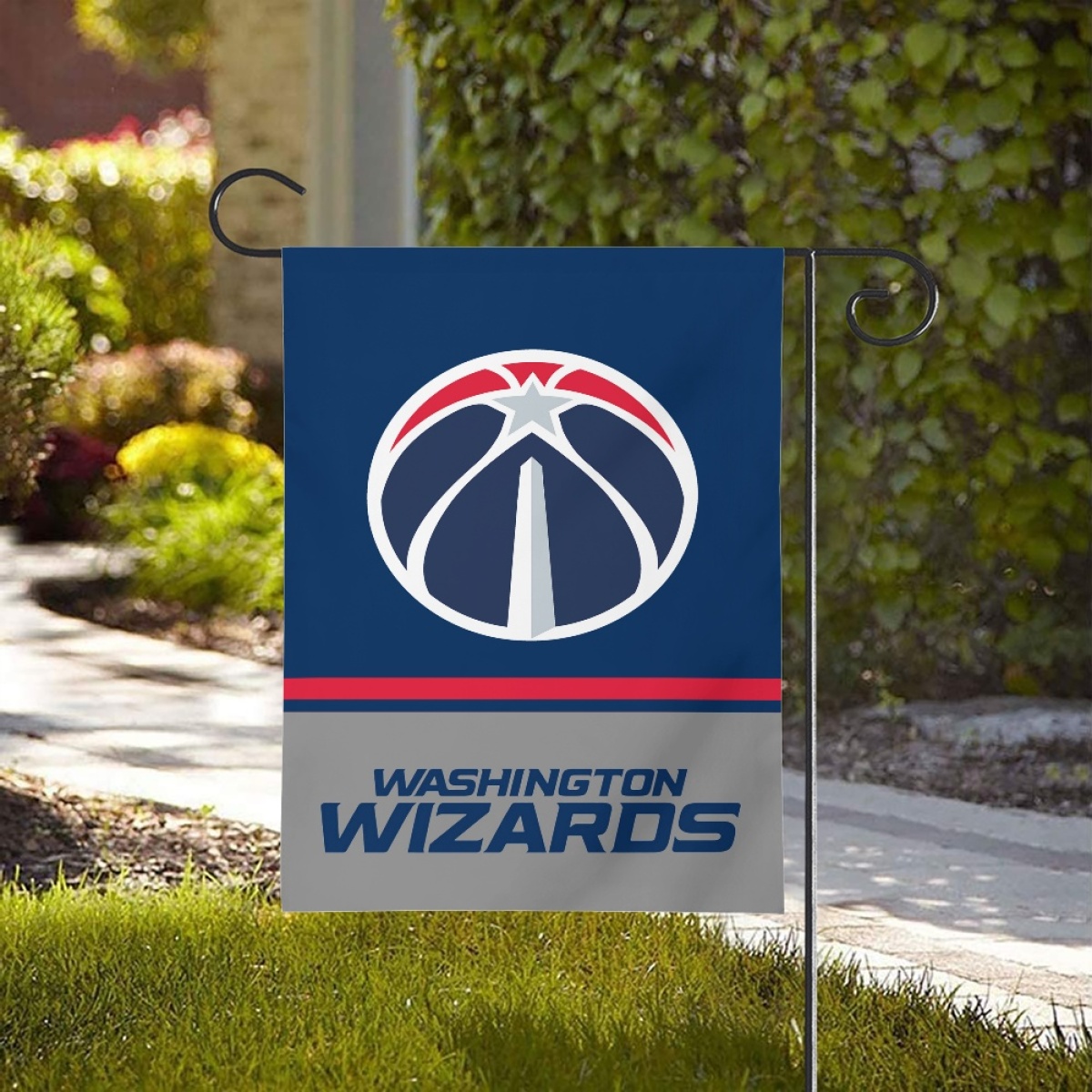 Washington Wizards Double-Sided Garden Flag 001 (Pls check description for details) Washington Wizards Double-Sided Garden Flag 001 (Pls check description for details)