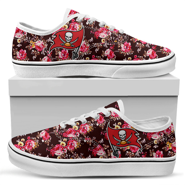 Men's Tampa Bay Buccaneers Vans Low Top Sneakers 005 Men's Tampa Bay Buccaneers Vans Low Top Sneakers 005