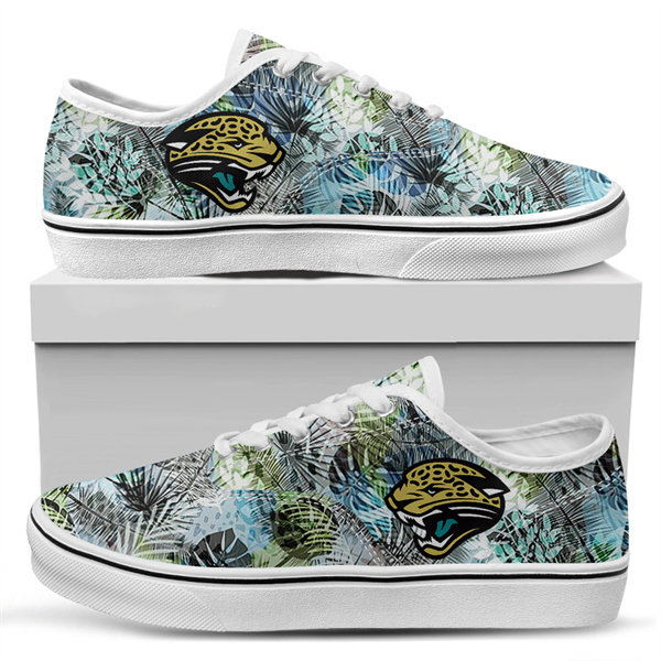 Men's Jacksonville Jaguars Vans Low Top Sneakers 008