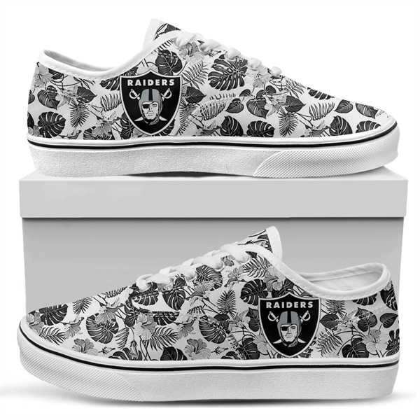 Men's Las Vegas Raiders Vans Low Top Sneakers 003