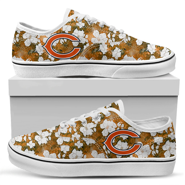 Men's Chicago Bears Vans Low Top Sneakers 2001 Men's Chicago Bears Vans Low Top Sneakers 2001
