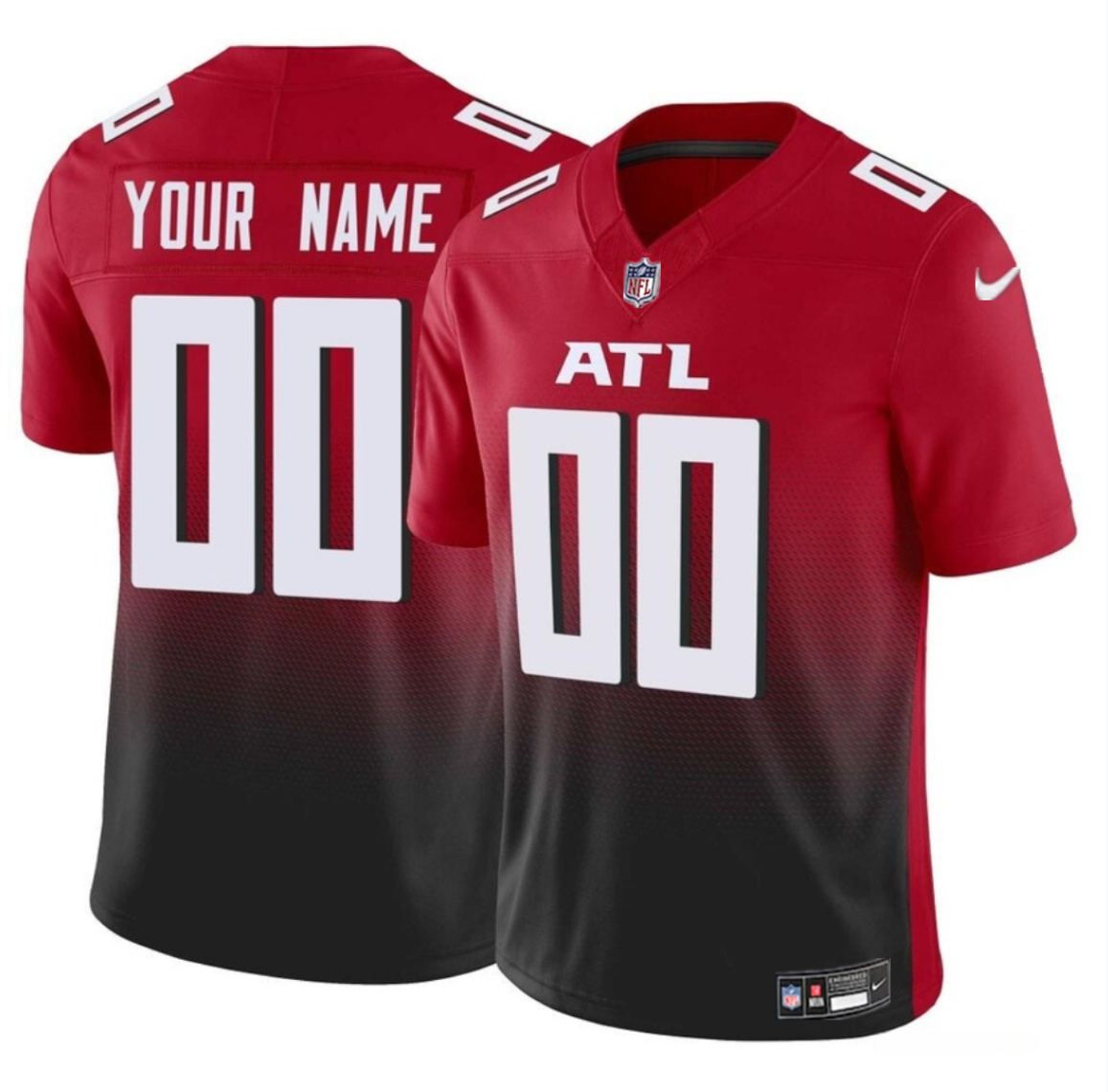 Youth Atlanta Falcons Active Player Custom Red/Black 2023 F.U.S.E Vapor Limited Stitched Football Jersey Youth Atlanta Falcons Active Player Custom Red/Black 2023 F.U.S.E Vapor Limited Stitched Football Jersey