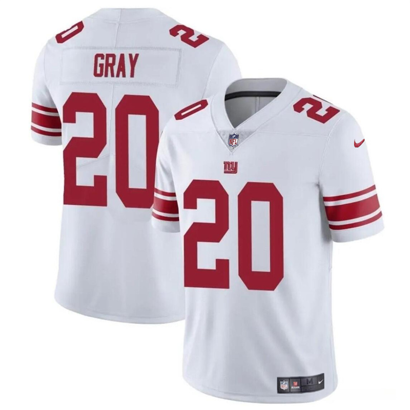 Youth New York Giants #20 Eric Gray White Vapor Stitched Jersey Youth New York Giants #20 Eric Gray White Vapor Stitched Jersey